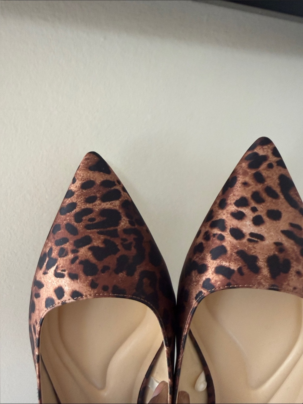 Jessica Simpson Leopard-Print Pointed Toe Heels - Brown & Black